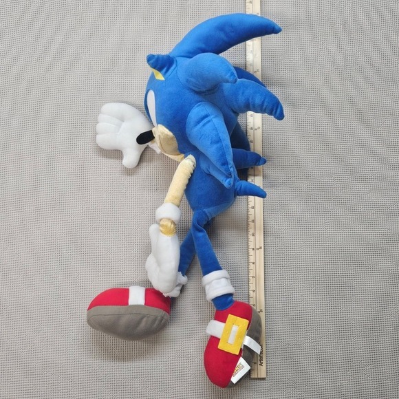 Sonic the Hedgehog Plush 24 Inch Large Stuffed Animal SEGA 2023 5268/126664 Blue - Picture 5 of 16
